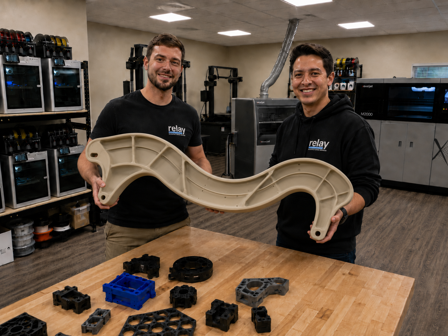 Finished 3D printed parts placeholder image