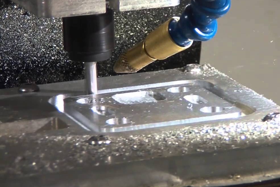 Finished CNC machined component