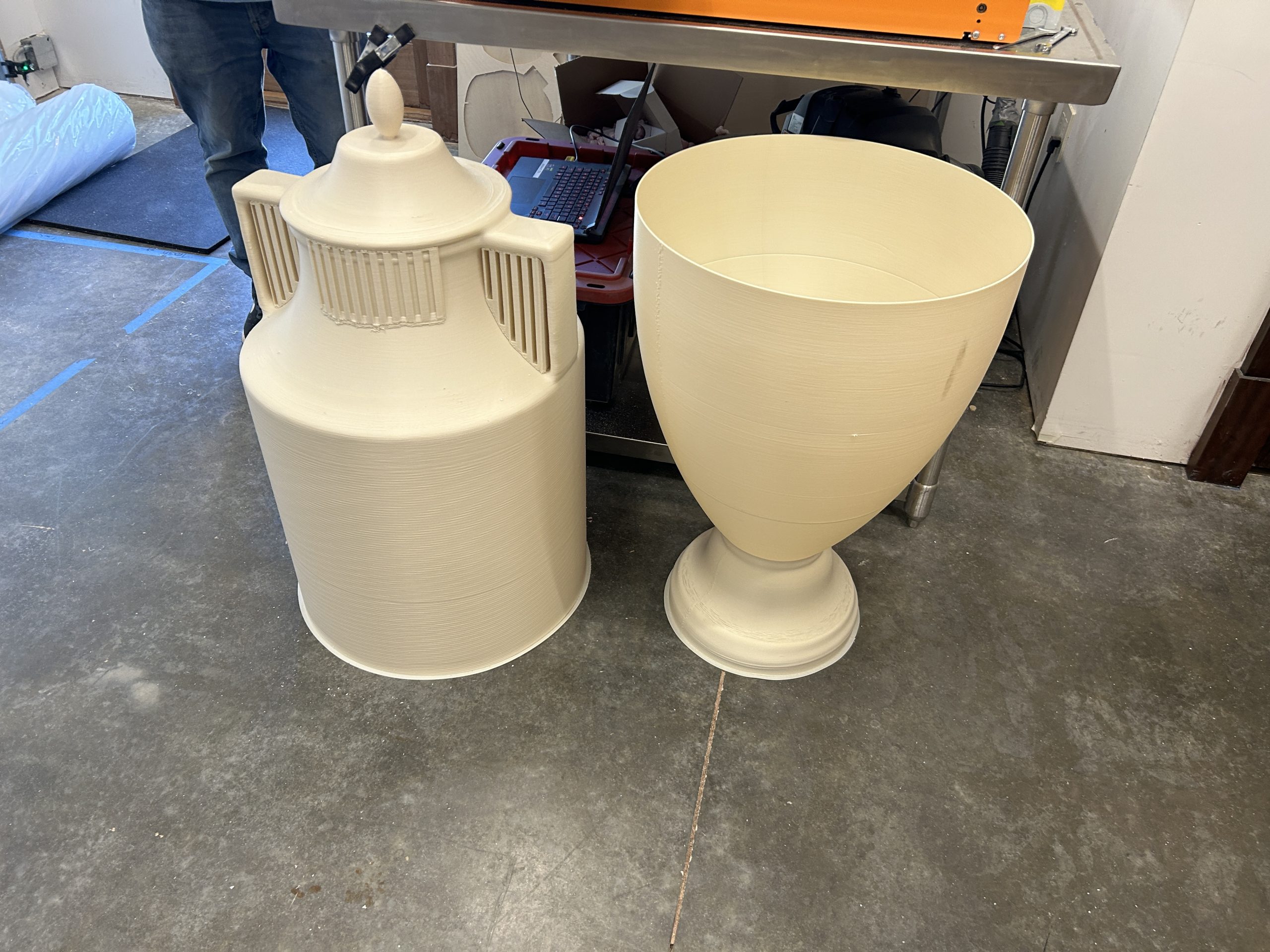 Large 3D printed engineering component